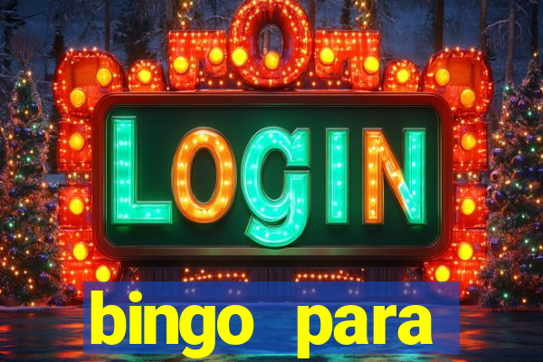 bingo para despedida de solteira para imprimir